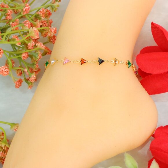 "New Beautiful Design Anklet for Women/Girls, Gift, A794 - Picture 2 of 10
